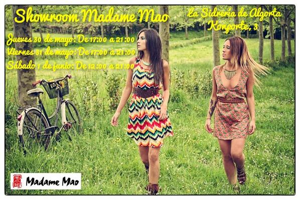 xiaodushe's tweet photo. No te pierdas el próximo SHOWROOM de  primavera MADAME MAO http://t.co/sMxXtlfeR6
