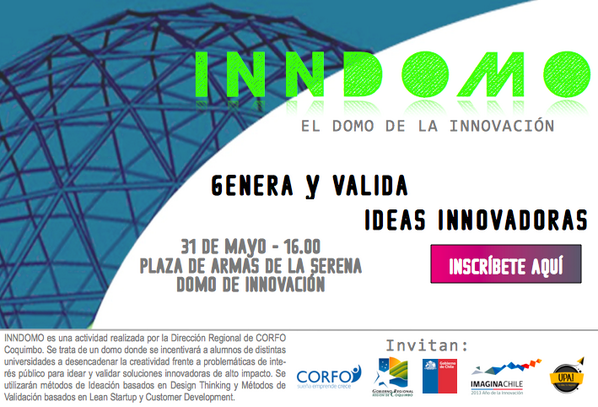 Workshop: Genera y valida ideas innovadoras. Inscríbete: bit.ly/inndomo  <a href="/elobservatodo/">ElObservatodo.cl</a> <a href="/elovallino/">Diario El Ovallino</a> <a href="/arriesgo/">Arriesgo</a>