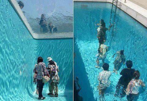 illusionXs's tweet image. Awesome fake pool in Japan.