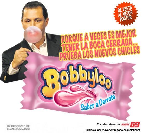 MiDiarioPanama's tweet photo. Chicles marca #BOBBYloo by. @ElGallinazo || http://t.co/V8bYT6UQeg
