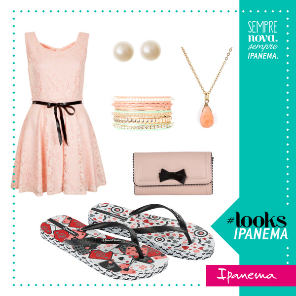 Para as meninas apaixonadas, look super romântico com Ipanema Sem Igual Circo Mágico <3 <3 bzz.ms/1iWH