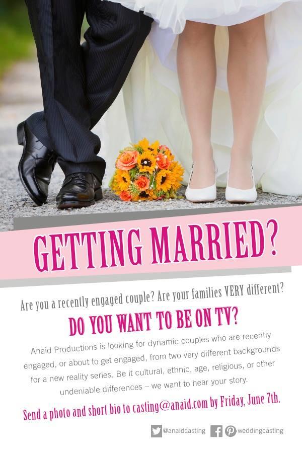AnaidCasting's tweet photo. LAST DAY- CASTING CALL for engaged Canadian couples! We're shooting a new #wedding doc series. http://t.co/llukYCUiJU