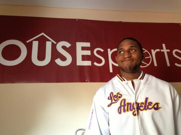 iKNOdis's tweet photo. Haha, this is what happens when you bet against my LAKERS! Lol welcome home John. Long lost Nugget. #NoBandwagoning http://t.co/nhbBbos6e3