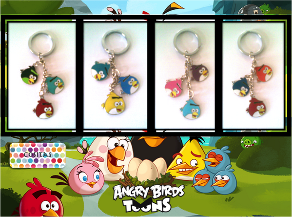 Y adivinen qué.... #Sorpresa :D #Llaveros #AngryBirds