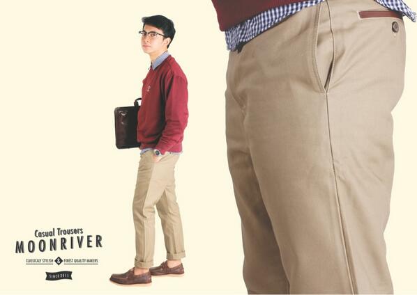 Combine your style today with  <a href="/moonriverID/">MOONRIVER</a> trousers + <a href="/moodshoes/">moodshoes INDONESIA</a>. For sure, every eyes will be on you.
