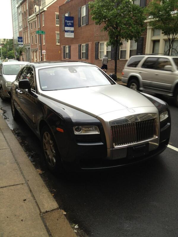 EUwerks's tweet image. Spotted in Philly Rolls Royce! #rollsroyce #style