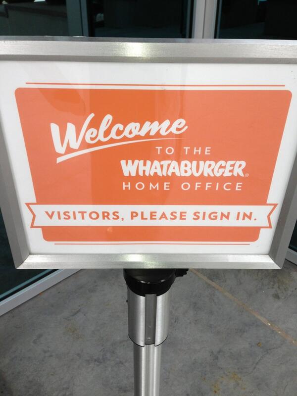 DJJusChris76's tweet photo. Welcome to @Whataburger #HQ agents  @Money04 @bowtiebandit @DABOIGENIUS @DJJusChris76 u may enter....#whataroadtrip http://t.co/9UehshyZ2R