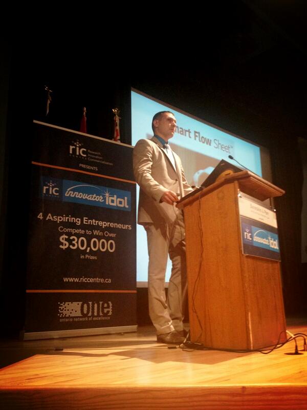 AltitudeAccel's tweet photo. Dr. @IvanZak pitches the @SmartFlowSheet to solve #vet care problems at #InnovatorIdol competition http://t.co/WXT6EFtsXq