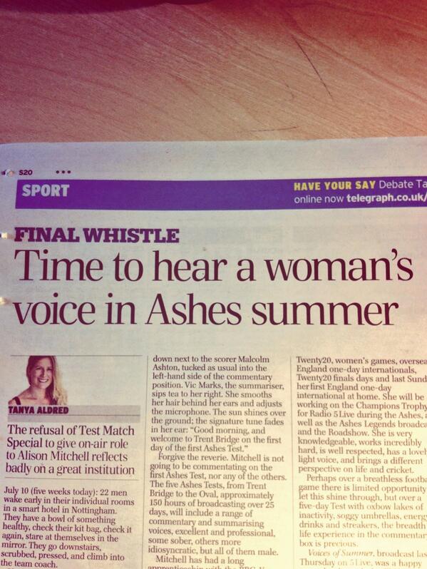RoseBooth's tweet photo. FINALLY! #cricket #ashes #summer #girls @BeefyBotham @MichaelVaughan @Athersmike http://t.co/KFPOSJUrdh