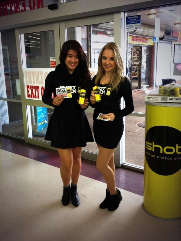 deluxeevents's tweet image. Deluxe models promoting Shot Energy Drinks #deluxeevents #deluxemodels