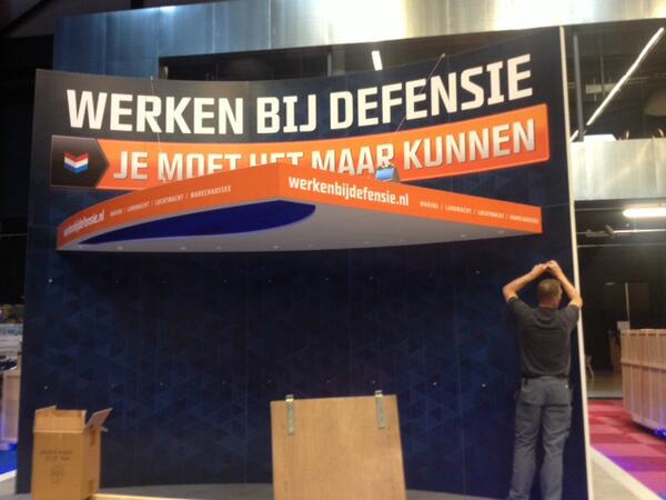 Opbouw 5e editie #Banenbeurs in volle gang! Kom a.s. donderdag/vrijdag naar #Martiniplaza en ontmoet topwerkgevers!