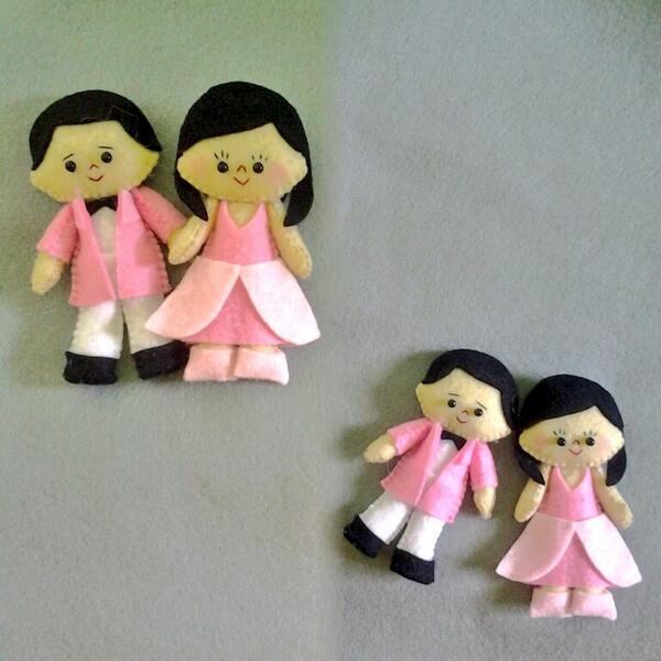 Pola Baju Boneka Flanel