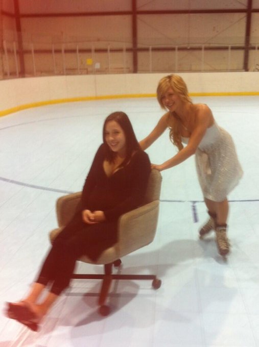 Late night birthday party at the skating rink <3 My bestie has a little one on the way... So we got creative