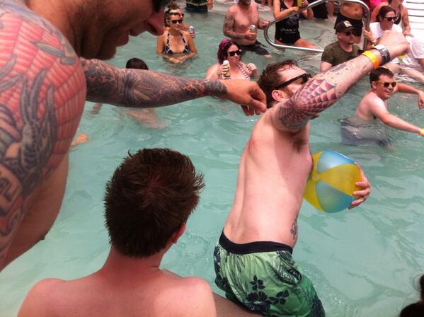 Pool pool party <a href="/J_WELF/">Josh Welf</a> @Mattwiththehat