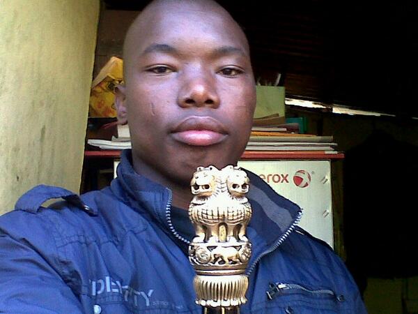 SiheAJ's tweet photo. AJ sandile hlophe holding AJ sandile ntombela's gift from 2nd SOUTH ASIAN JUMP ROPE CHAMPOINSHIP 2013 wow its  shiny http://t.co/X9QnEXMvQj