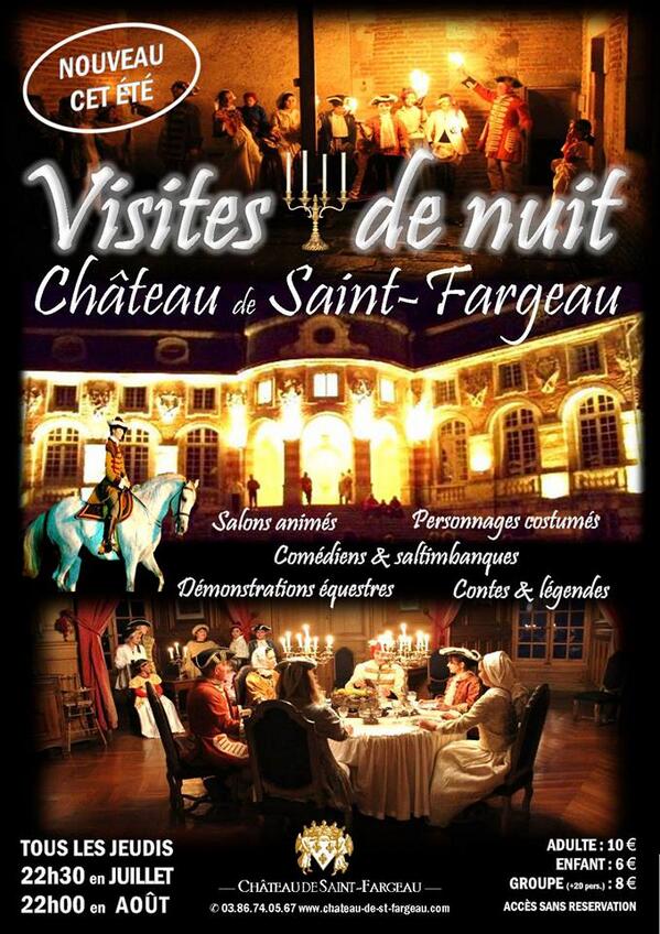 ChateauSF's tweet photo. Les visites aux chandelles arrivent bientôt ! Rendez-vous le 4 juillet ! http://t.co/scz8D40Ybx