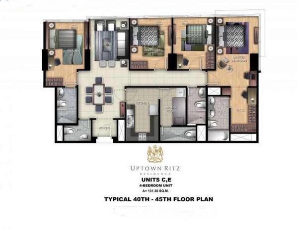 uptown_ritz's tweet photo. 4 Bedroom Unit http://t.co/kYtLJV1NVL