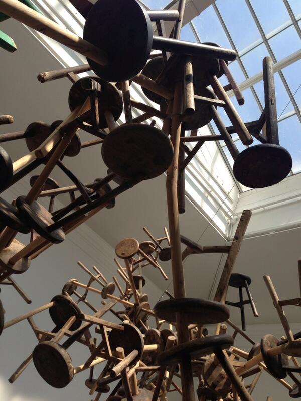 ...und Ai Weiwei von nah im Deutschen Pavillion...