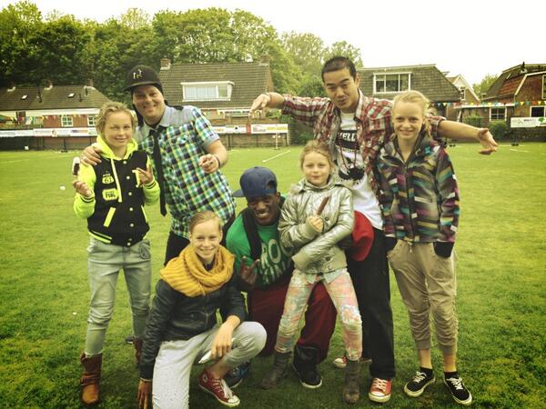 Dames Koopmans en Hellinga met dansleraren Benediction <a href="/jubileumfeest/">Jubileumfeest</a> #rypstermerke