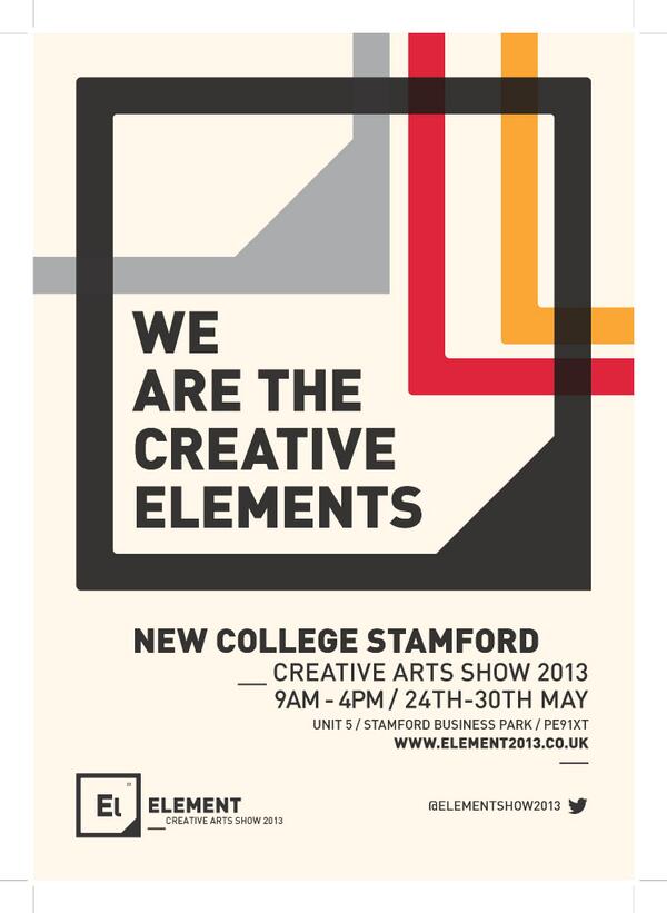 stamfordcolluk's tweet photo. Our HE Art &amp; Design students are showing off their work at the Creative Elements show! Pop down &amp; have a look. http://t.co/y14MSHV4K5