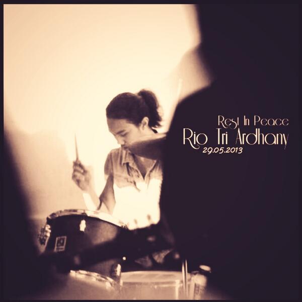 Thanks for rocking with us dear drummer! Rest in Peace lad!