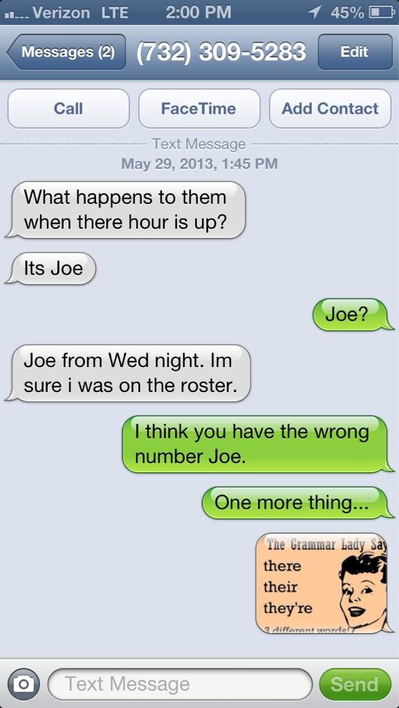 BrianJCalhoun's tweet photo. My good deed for the day... #grammarnazi http://t.co/am5LXkynPD