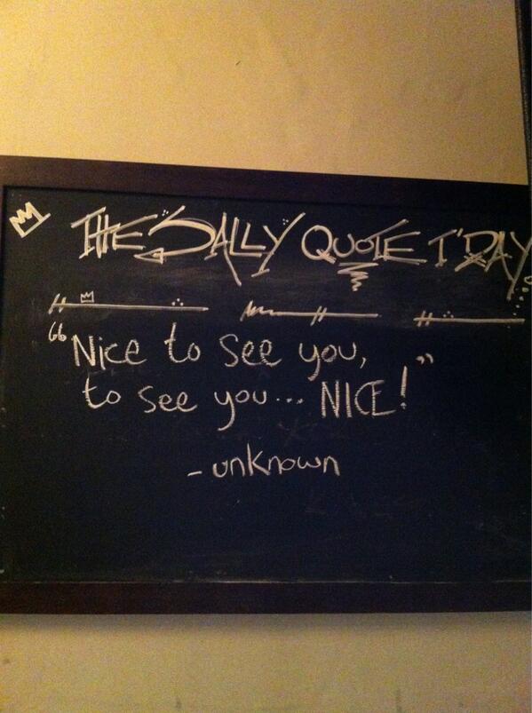 SalutationBar's tweet image. Sally #QOTD