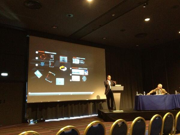 jmwiersma's tweet photo. @jasonmendenhall from @SuperNAP  kicking off his big data session at #dceurope http://t.co/Mjx4M6z1WO