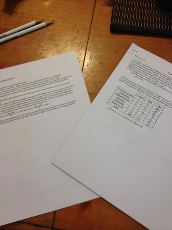 TaylorLRamsey13's tweet image. Time to study for part two of math #20pages #statsproblems 😳