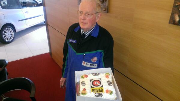 Suzuki-dealer van Bruchem in Zwolle 50 jaar <a href="/BOVAG/">BOVAG</a> lid, en dat vieren we met de oprichter J. van Bruchem