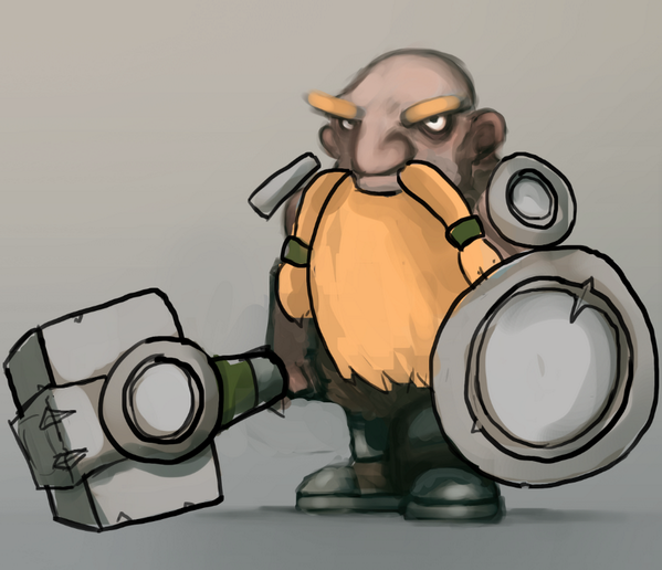 LastmoonGames's tweet photo. ...and a dwarf warrior http://t.co/jpzoFoI95j