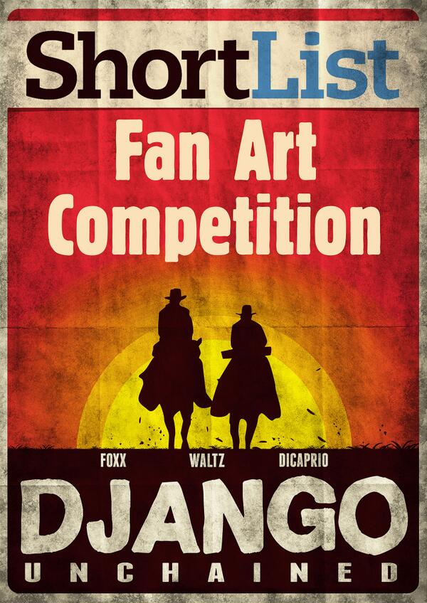 GoDjangoUK's tweet photo. Last few days to enter our fan art comp with @ShortList! http://t.co/YrOawLGDAP http://t.co/CnEQBBlzzc