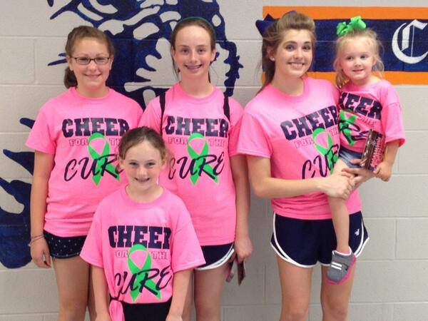 erika_devore's tweet photo. Cheer for the Cure shirts $12. Support Relay for Life! Real men wear pink so guys come on! http://t.co/Qb6nuSAf6S