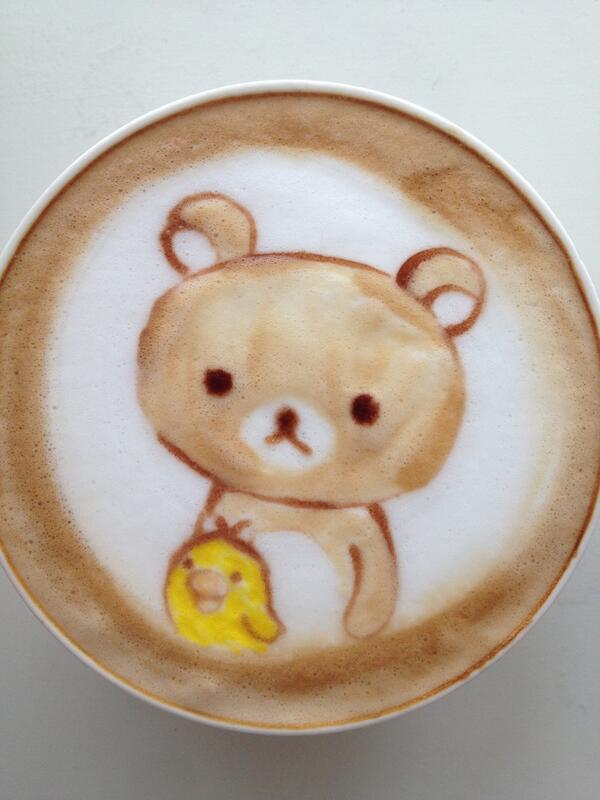 Sugi Twitterissa ラテアート De リラックマとキイロイトリさん リラックマ ラテアート Latteart 友人から小鳥をリクエストされてtwitterのアイコンと迷いました Http T Co Efz3vhlbi1