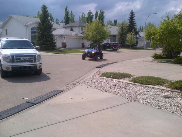 phuckbeard's tweet image. Rzr in the suburbs