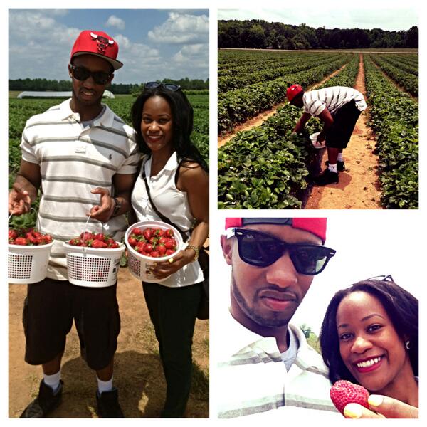 Ms_Chin13's tweet image. Enjoying this beautiful day with my sugar!!!  #strawberries