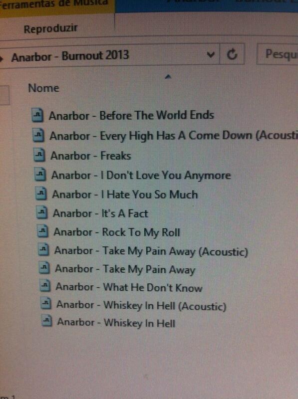 BRAnarbor's tweet photo. Aqui esta a tracklist do #Burnout http://t.co/rQoPBPbha5