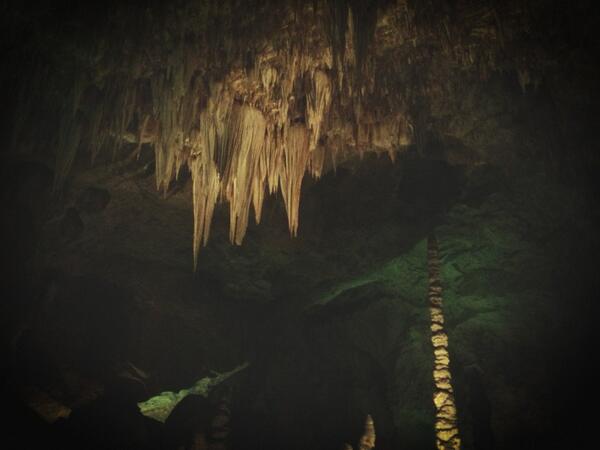 ATL_LP's tweet photo. Carlsbadass Caverns #undergroundexplorers #roadtrip http://t.co/hSwh99oAJZ