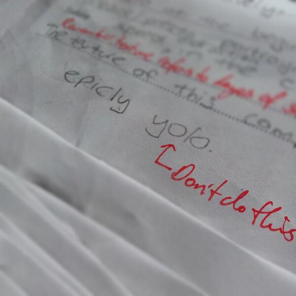 Aerobi's tweet photo. Michael the teacher, marking year 7 http://t.co/mdkqth8PZL