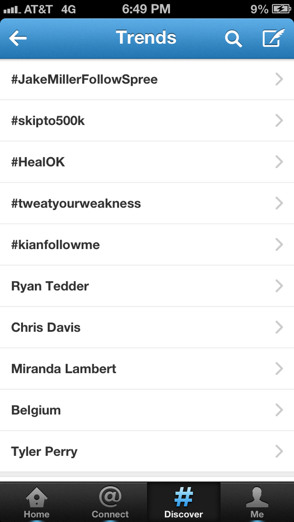 jakemiller's tweet photo. NUMBER 1 TREND!!! #JakeMillerFollowSpree! Still following people http://t.co/B8yCgzffv4