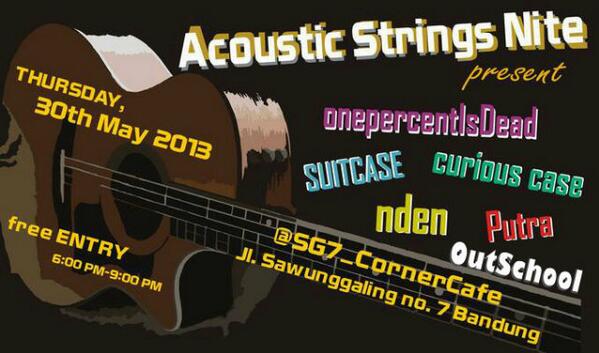 ACSTN's tweet photo. Yuuk yg ntar malem santai nongkrong di @SG7_CornerCafe sambil nonton band2 keren akustikan :) http://t.co/7pnpcB3jpP