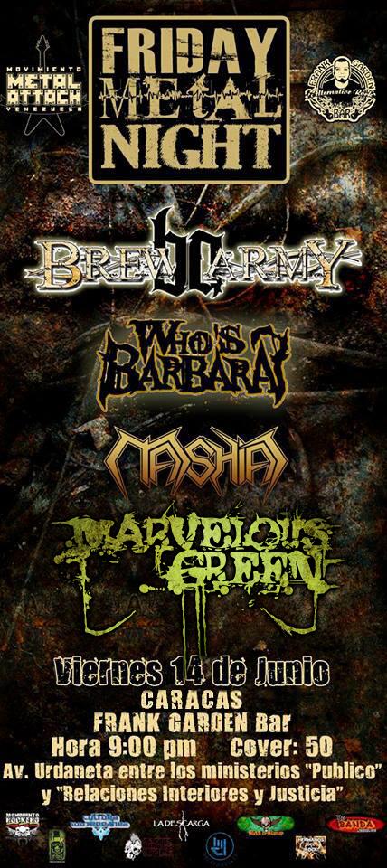 MarvelousGreen's tweet photo. CARACAS! Nos vemos el 14 de junio! http://t.co/GFCnKrptAt