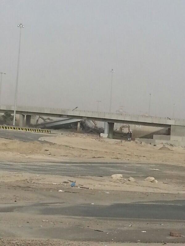المجلس On Twitter صورة سقوط جسر أمغرة في جنوب الجهراء Http T Co Qjngmzofpf
