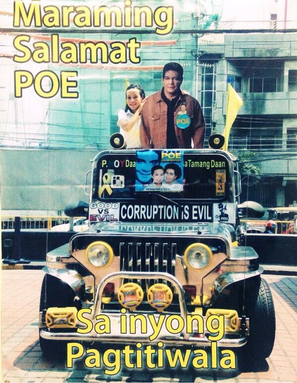 Maraming salamat Poe sa inyong pagtitiwala! <a href="/GracePoe2013/">Sen Grace Poe 2013</a>