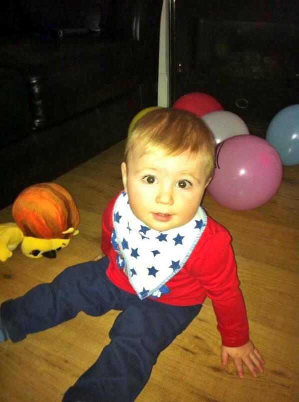 ME_1185's tweet photo. Happy 1st birthday Ben http://t.co/VYJ3fxpa74