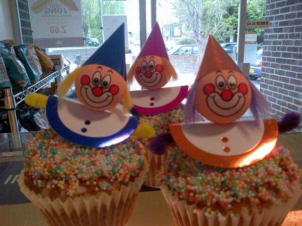 MortimersBakery's tweet photo. The circus is in town! Get your clown now. http://t.co/JVAVw5Y4kf