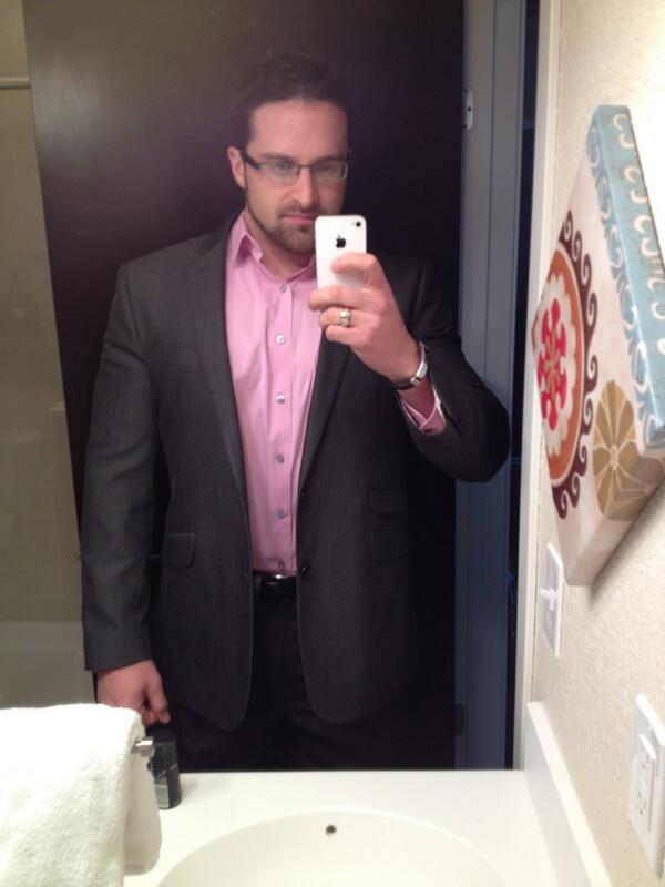 BioLayne's tweet image. Speech time at Davisco Foods. They are interested in my leucine research. #dropknowledge #spreadtruth #selfie