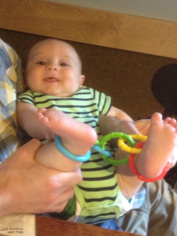 quincylanders's tweet photo. Baby shackles! http://t.co/mq5JZxxvI1