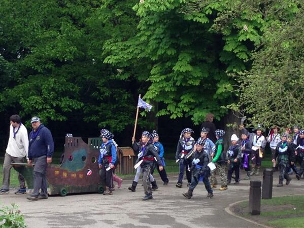 Ahoy pirates at carnival time #cubjam #GilwellPark