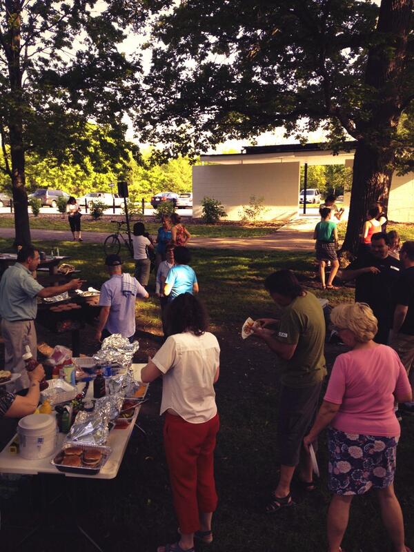 Chillin and grillin w/ our awesome Crew Leader Team getting geared up for this year's festival #iamfolk